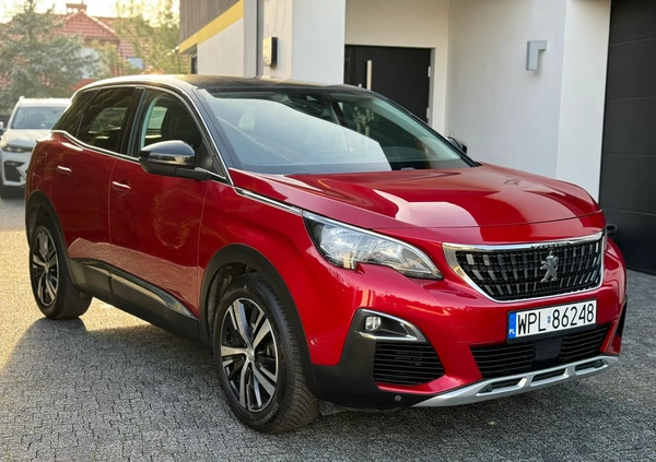 Peugeot 3008 cena 72500 przebieg: 184500, rok produkcji 2017 z Płock małe 596